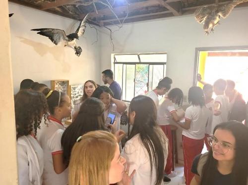 173 - Campus São João Evangelista - Museu de Zoologia do campus recebe visita de alunos da Rede Estadual (21-07-2022)
